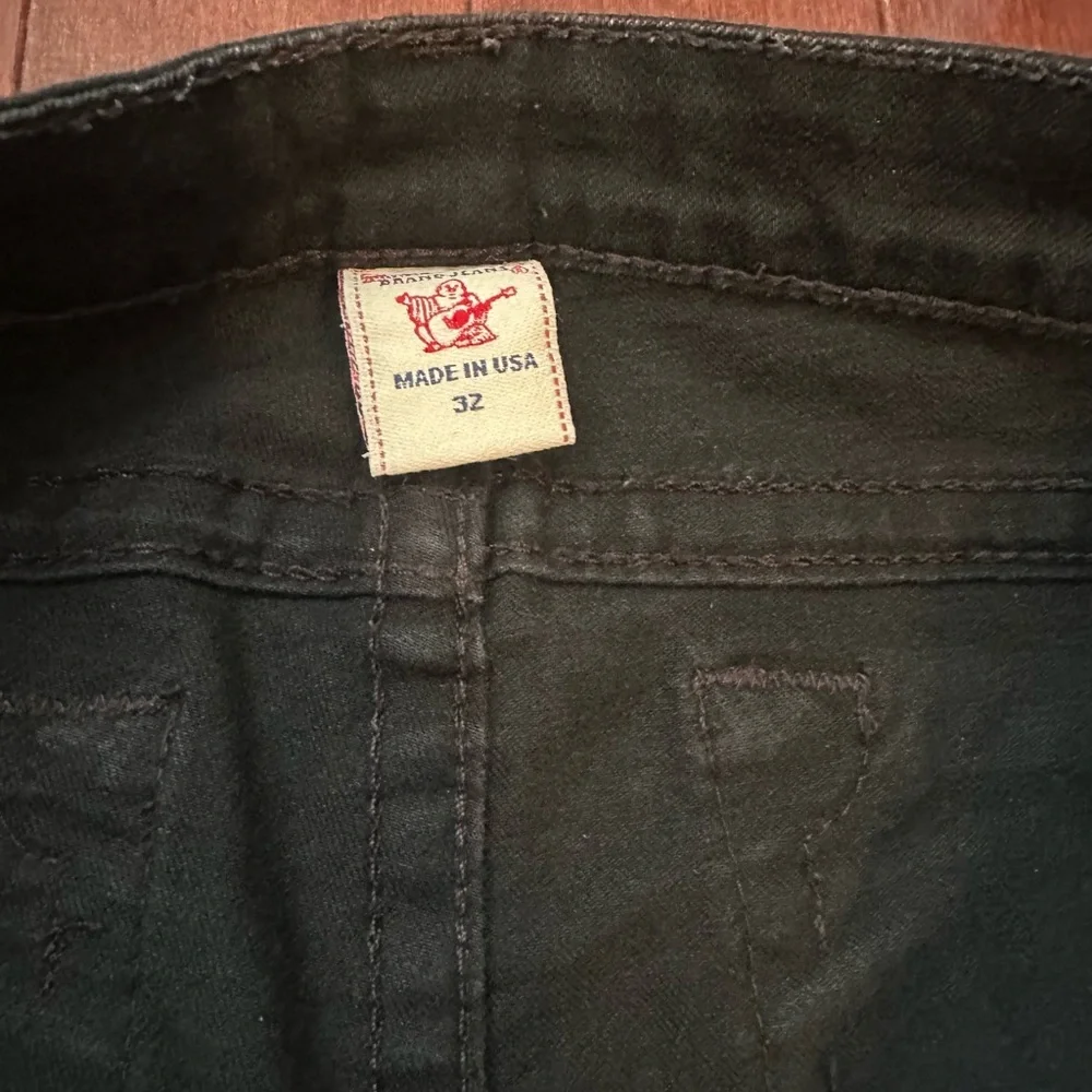 True Religion low rise Black Flare Jeans - Picture 4 of 12